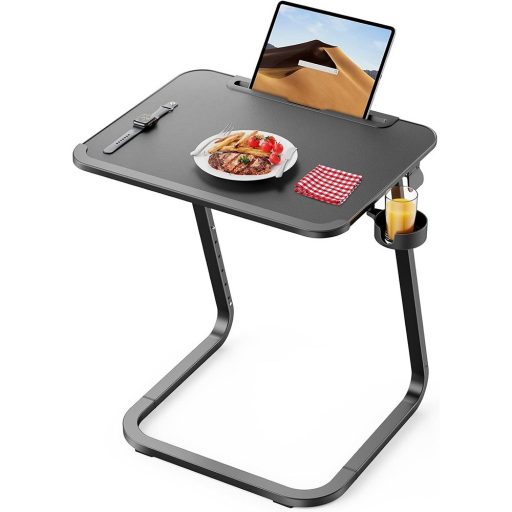 Stolík na raňajky s nastaviteľnou výškou a stojanom na tablety