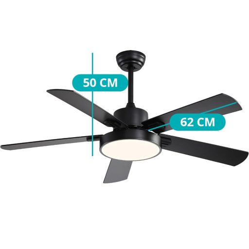 Stropný ventilátor s osvetlením a diaľkovým ovládaním