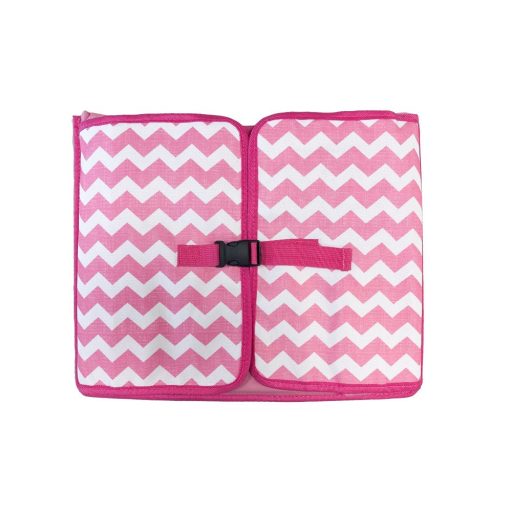 Prenosný detský stolík do auta s vreckami, pink