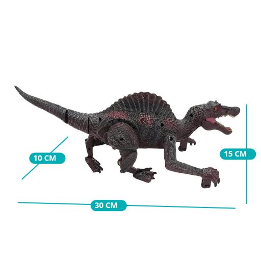  Diaľkovo ovládaná hračka dinosaurus so zvukovými a svetelnými efektmi