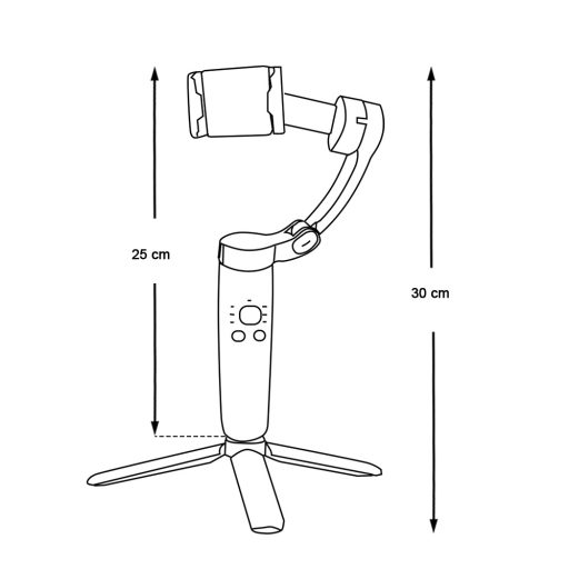 Gimbal ručný stabilizátor kamery pre smartfóny