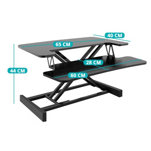 Sit/stand stolový nadstavec