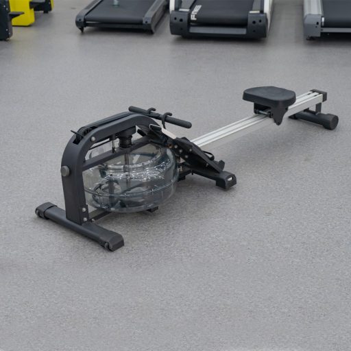 Veslovací trenažér s vodným odporom, nosnosť 150 kg