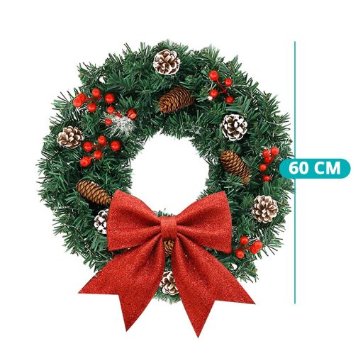 Vianočný veniec na dvere 60 cm